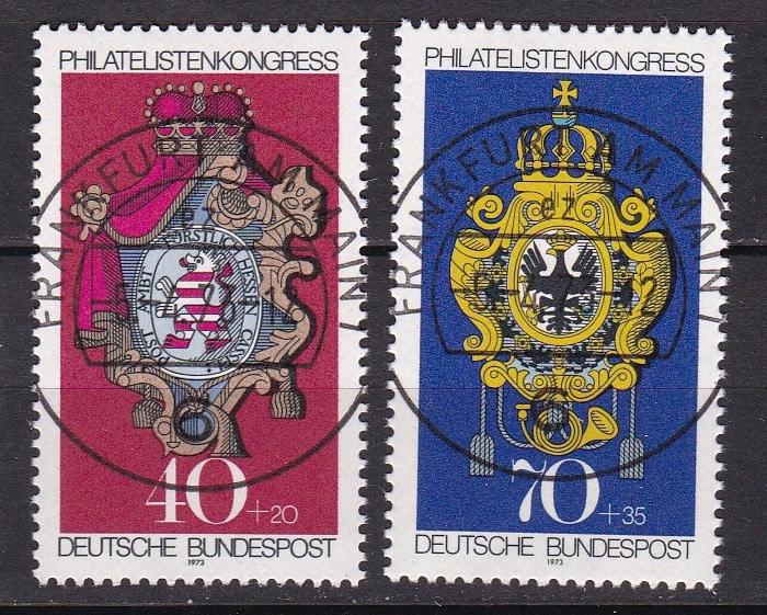BRD 1973. Michel # 764-765. Lux-stemplet serie