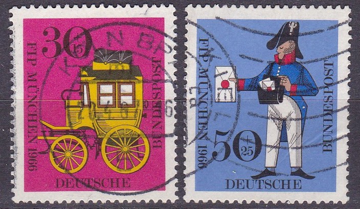 BRD 1966. Michel # 516-517. Stemplet serie