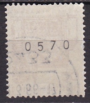BRD 1964. Michel # 456 R. Stemplet, mummerert merke