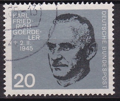 BRD 1964. Michel # 435. Stemplet merke fra miniark