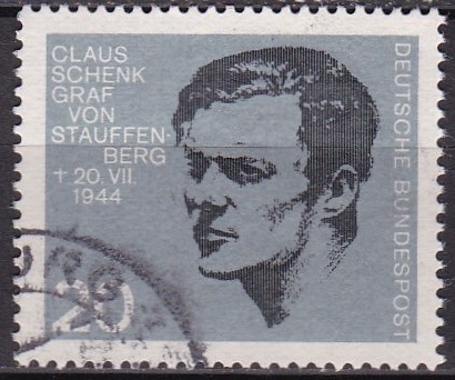 BRD 1964. Michel # 438. Stemplet merke fra miniark
