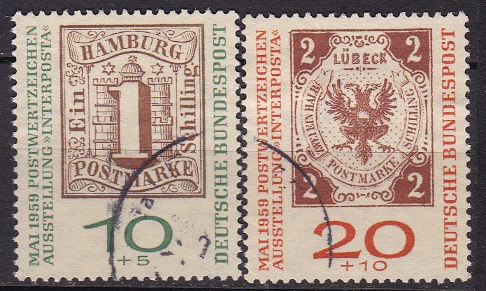 BRD 1959. Michel # 310-311. Stemplet serie
