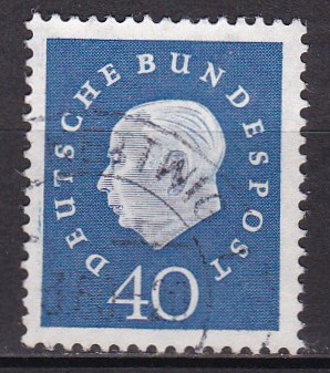 BRD 1959. Michel # 305. Stemplet merke