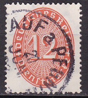 Tjeneste 1932. Michel # 129. Stemplet merke