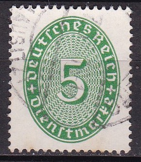 Tjeneste 1927. Michel # 115 x Stemplet merke