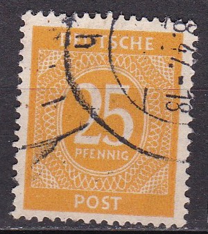 Alliert bes. Fellesutg. 1946 Michel # 927. Stemplet merke