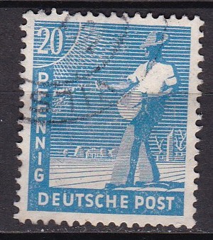 Alliert bes. Fellesutg. 1947. Michel # 950 Stemplet merke