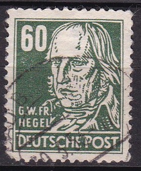 Alliert bes. Sov. Sone 1948. Michel # 225. Stemplet merke