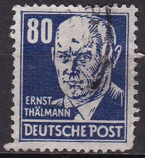 Alliert bes. Sov. Sone 1948. Michel # 226. Stemplet merke