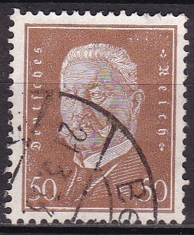 Tyske rike 1928. Michel # 420. Stemplet merke
