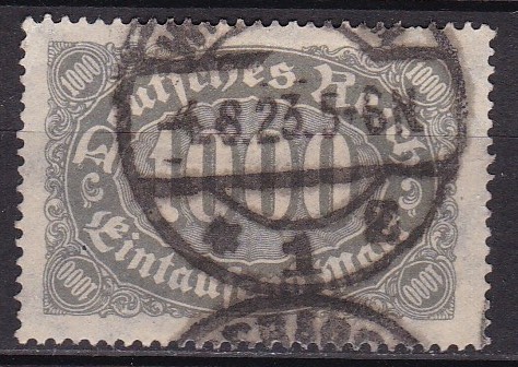Tyske rike 1923. Michel # 252. Stemplet merke