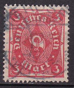 Tyske rike 1922. Michel # 225. Stemplet merke