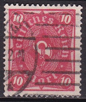Tyske rike 1922. Michel # 206. Stemplet merke