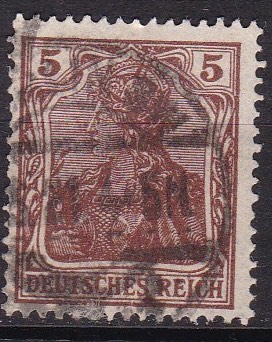 Tyske rike 1920. Michel # 140. Stemplet merke