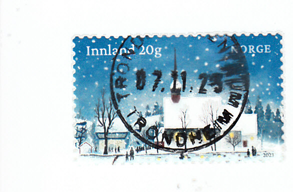 NK 2111 prakt stemplet Trondheim sentrum 07.11,23 1. dag