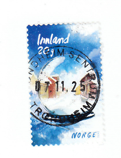 NK 2157 lux stemplet Trondheim sentrum 07.11.25 1. dag