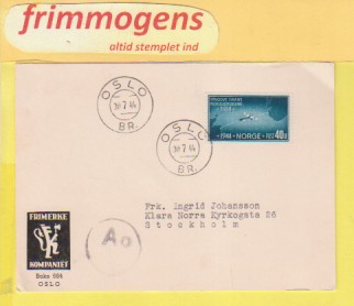 Tryggve Gran, Norge FDC NK 325 (49057)