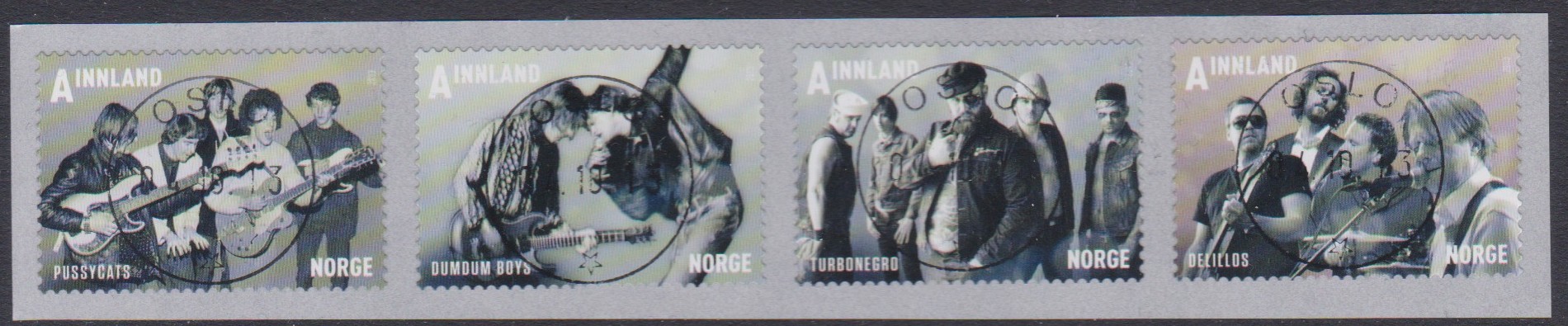Nk 1860-63.  4-stripe.  Oslo 04.10.13 (140.-).
