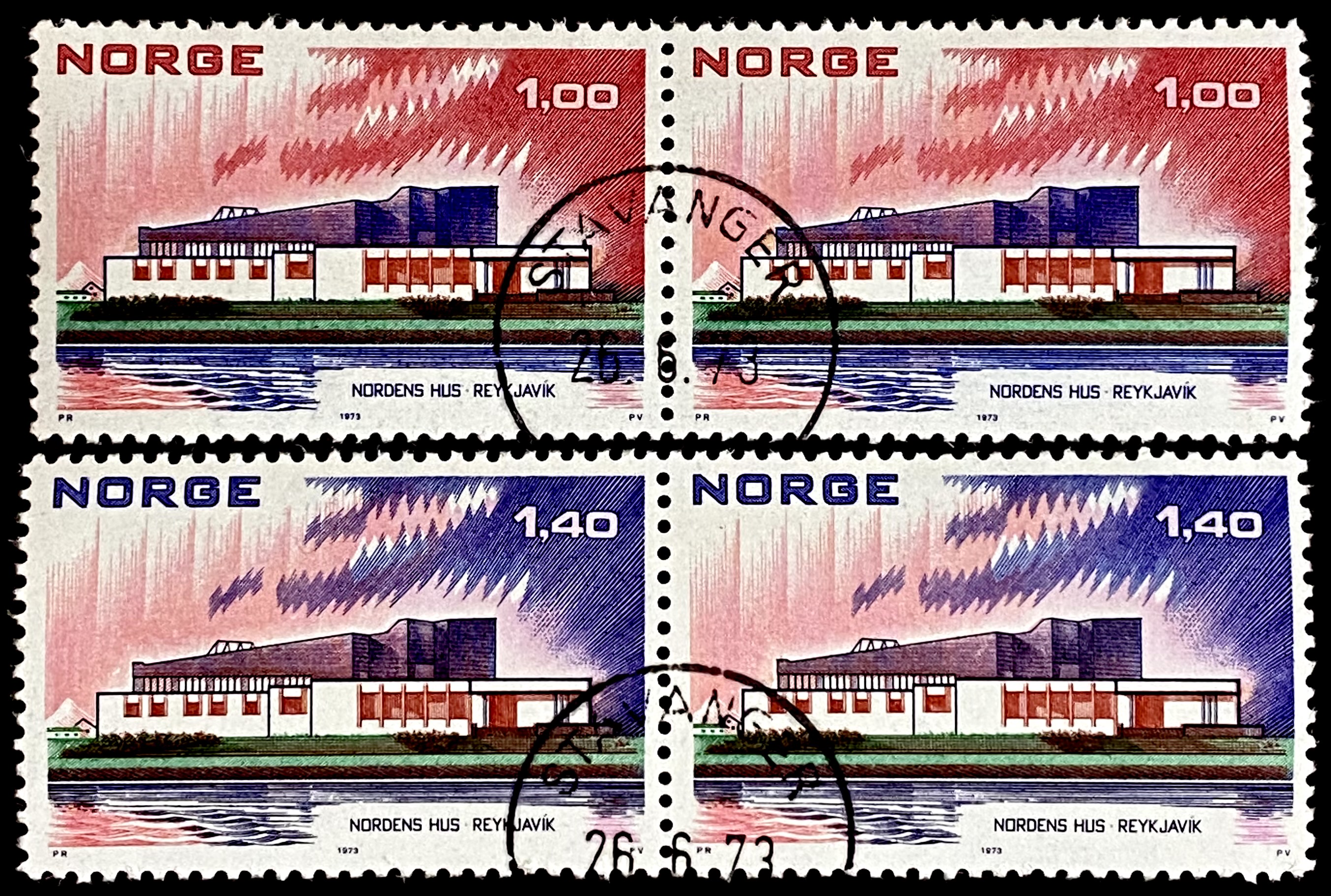 NK 710-711 Par Stemplet Stavanger 1.dag