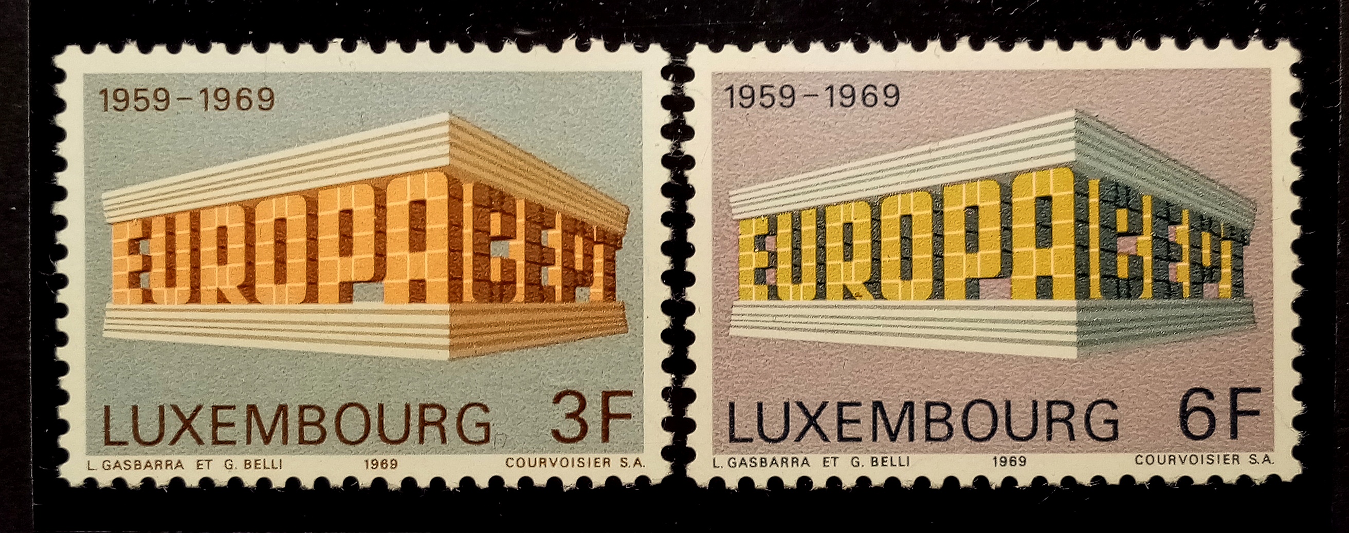 LUXEMBOURG - Afa : 784-85. Europamerker. (1969) **