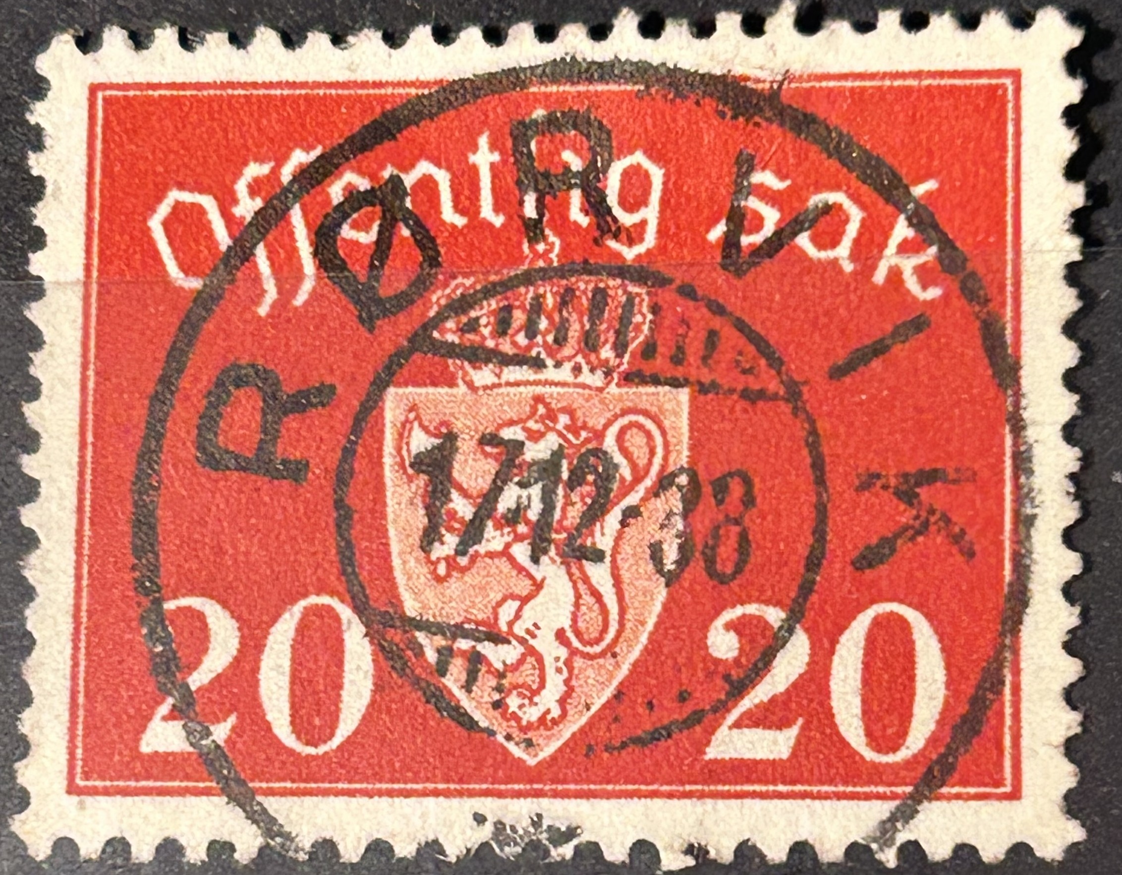 NK TJ.33. PRAKT=RØRVIK 17-12-38=