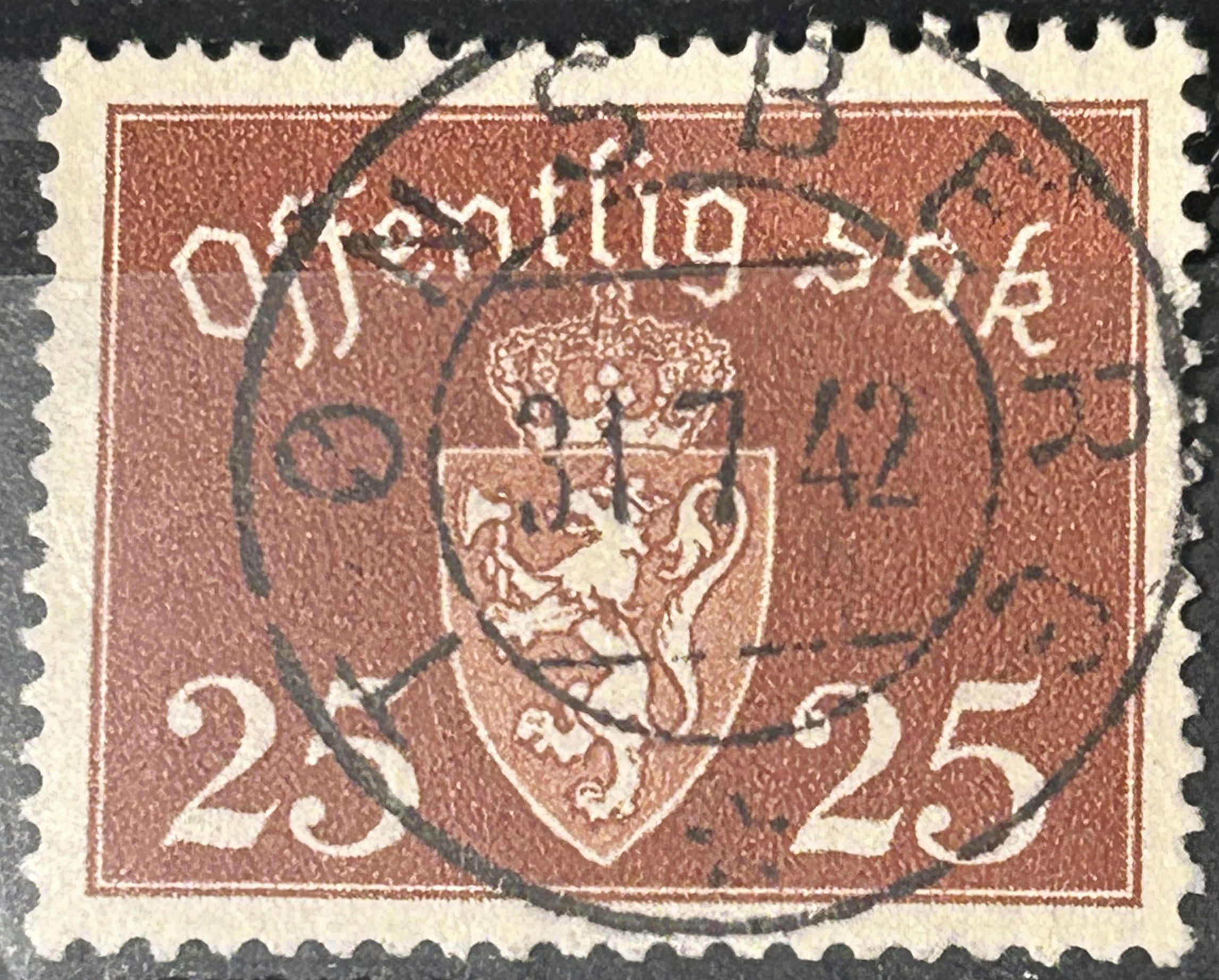 NK TJ.34. PRIMA=TØNSBERG 31-7-42=