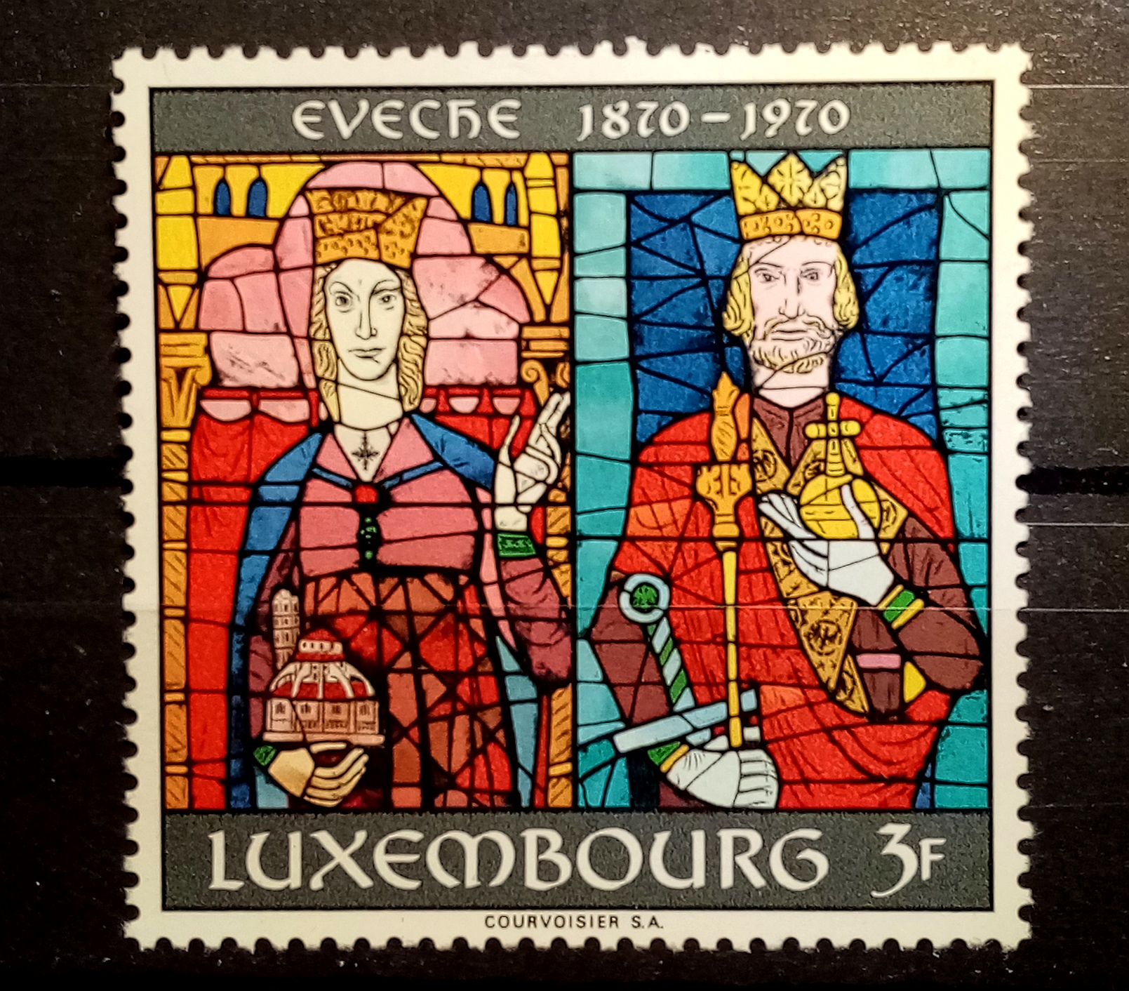 LUXEMBOURG - Afa : 806.  Bispedømme Luxembourg 100 år. (1970) **