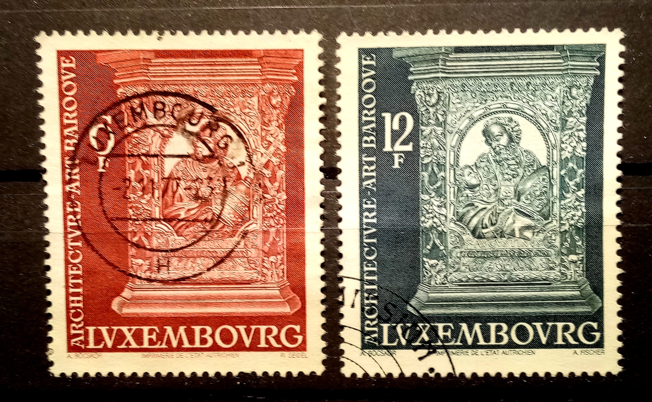 LUXEMBOURG - Afa : 948 - 49. Barokkunst.  (1977)