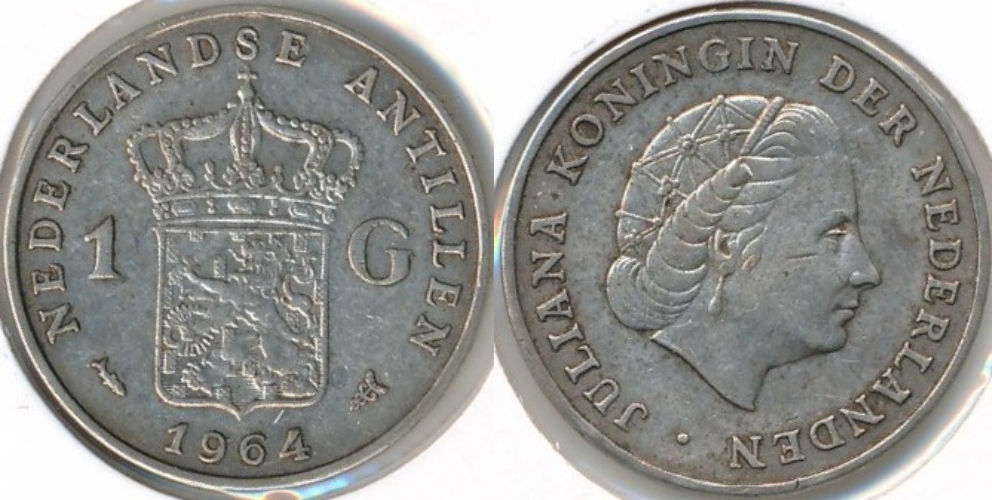 Nederlands Antillen 1 Gulden 1964