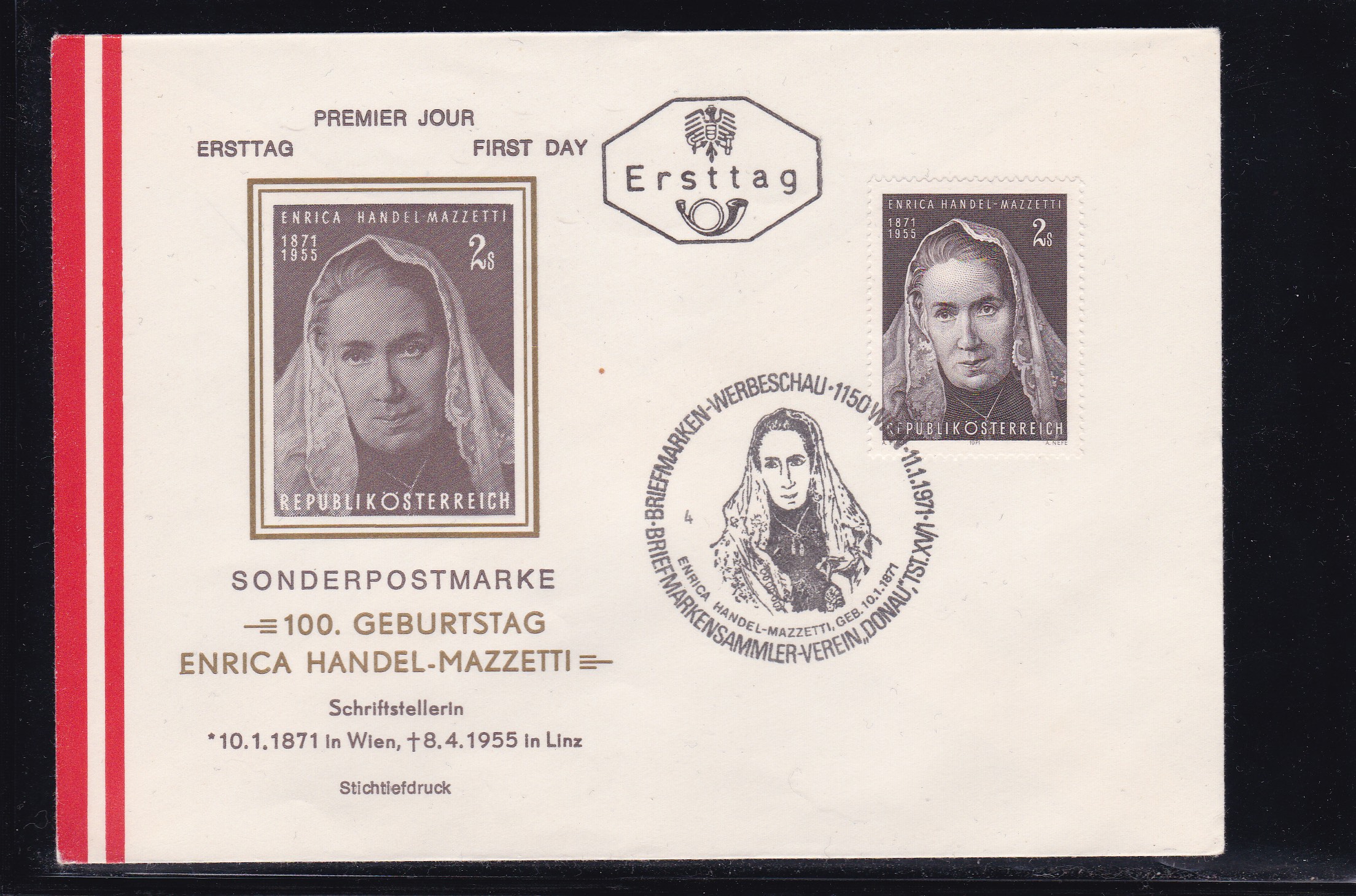 Østerrike FDC 1971. Michel # 1353.