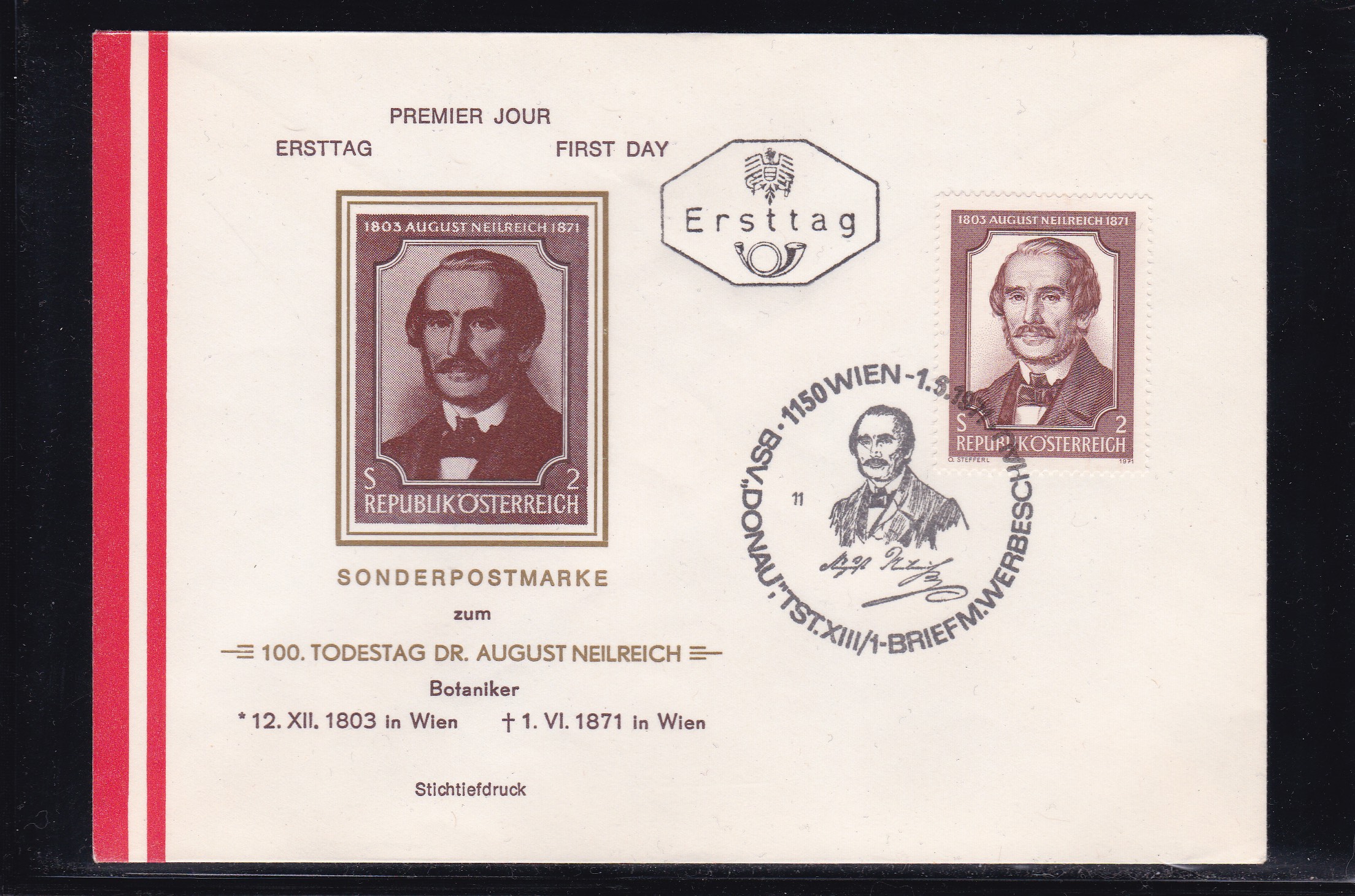 Østerrike FDC 1971. Michel # 1364.