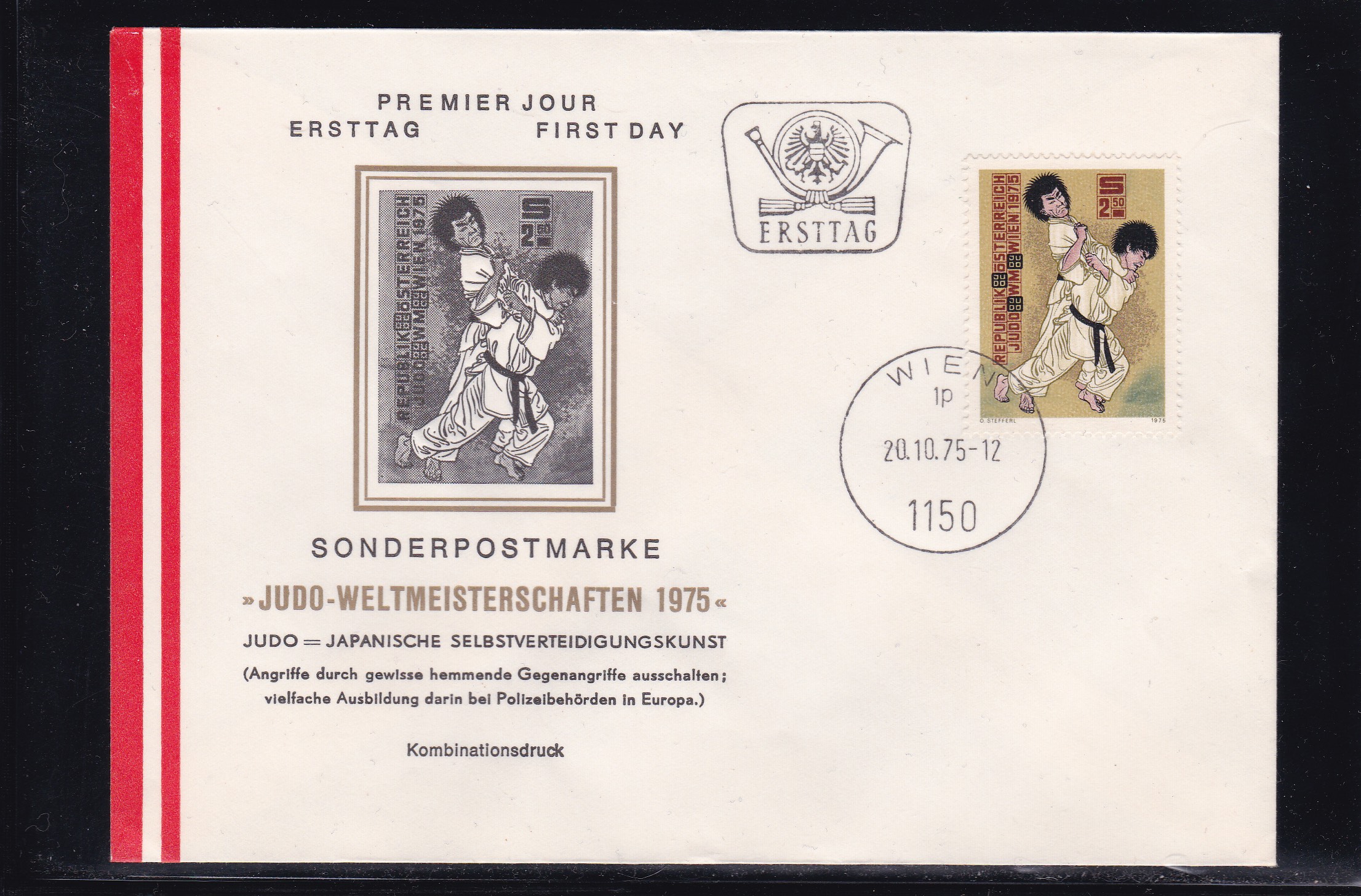 Østerrike FDC 1975. Michel # 1493.