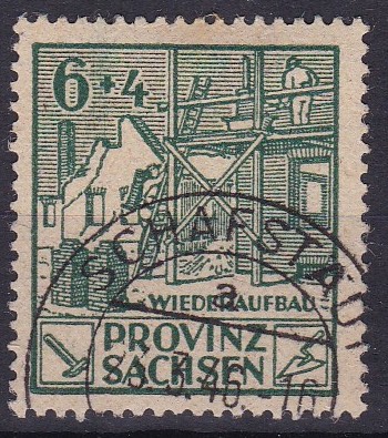 Alliert. Sov. sone.  Sachsen 1946. Michel # 87 A.