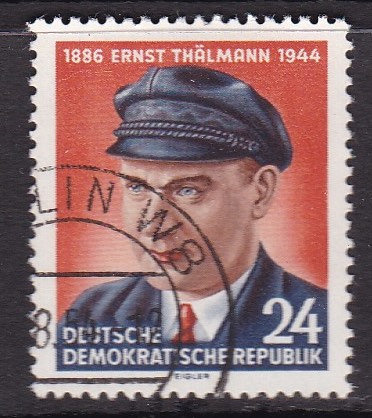 DDR 1954. Michel # 432. Stemplet merke
