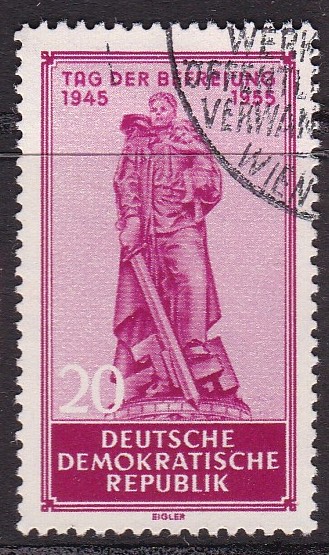 DDR 1955. Michel # 463. Stemplet merke