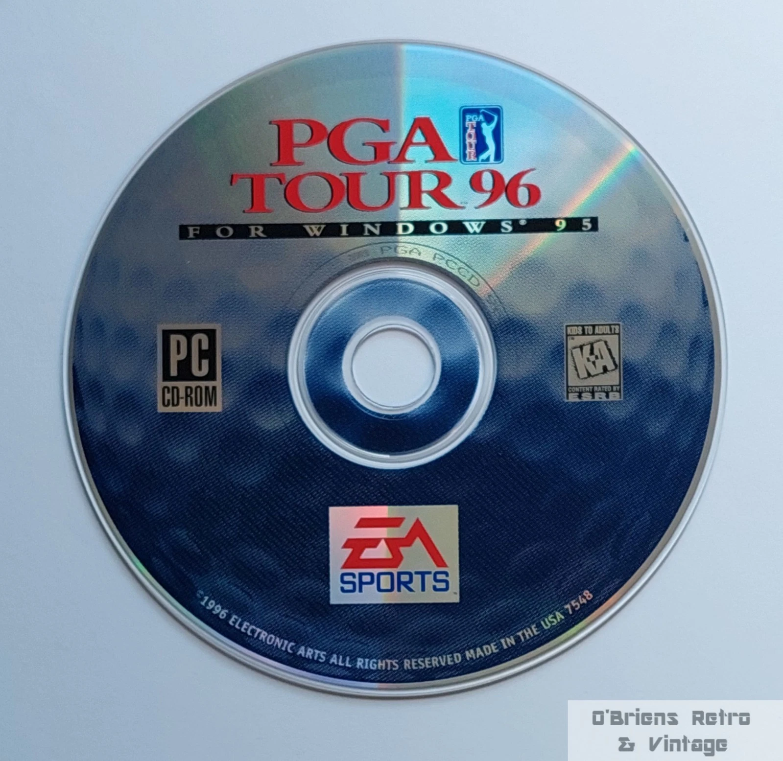 PGA Tour 96 - EA Sports - 1996 - PC CD-ROM