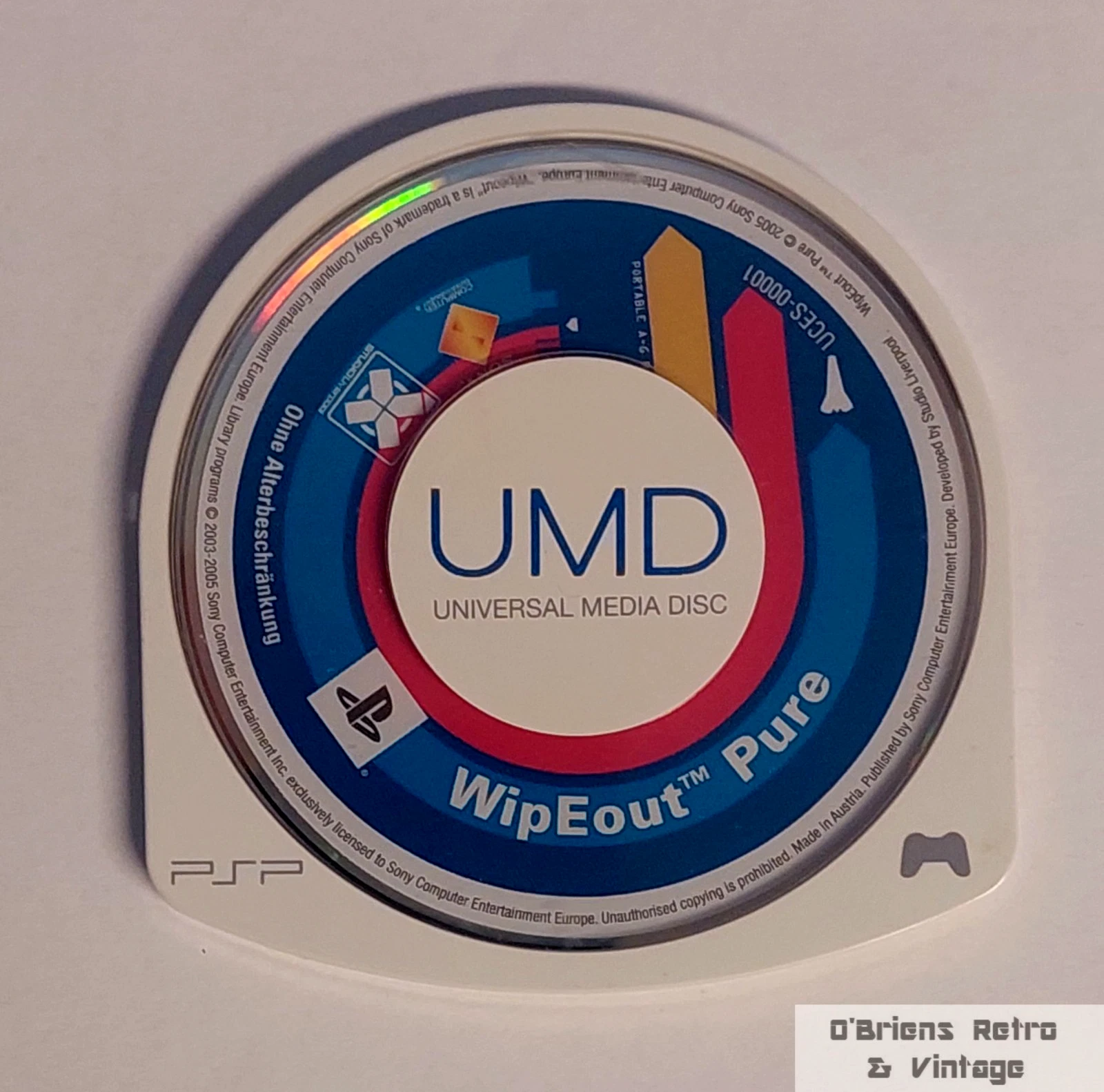 WipEout Pure - Sony Computer Entertainment - 2005 - Kun disc - Sony PSP