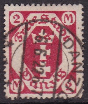 Danzig 1922. AFA # 96. Stemplet merke