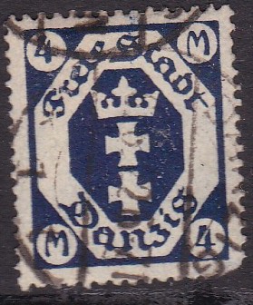 Danzig 1922. AFA # 98. Stemplet merke