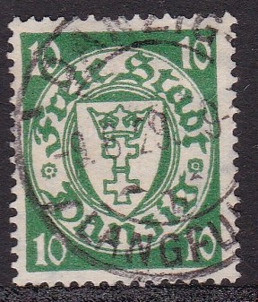 Danzig 1924. AFA # 194. Stemplet merke