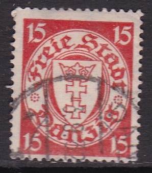 Danzig 1924. AFA # 214. Stemplet merke
