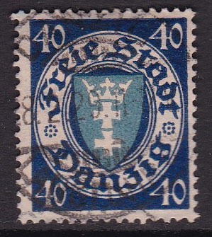 Danzig 1924. AFA # 199. Stemplet merke