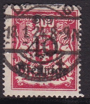 Danzig 1924. AFA # 158. Stemplet merke