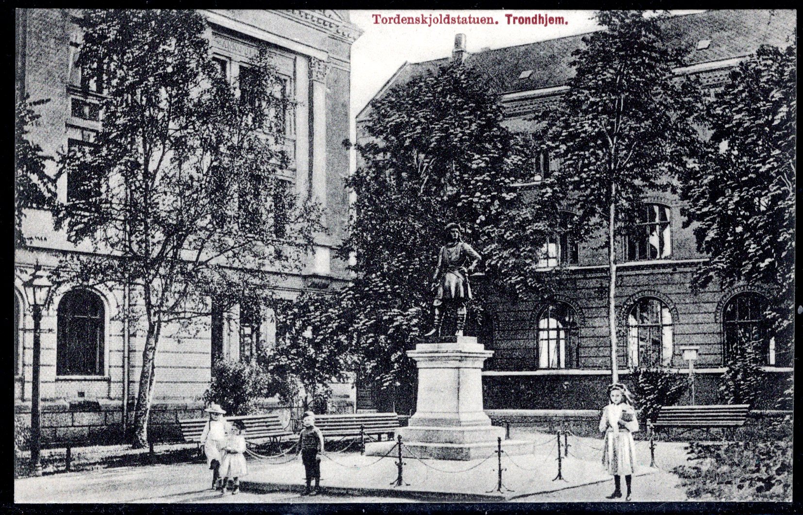 Tordenskjoldstatuen Trondhjem se scan