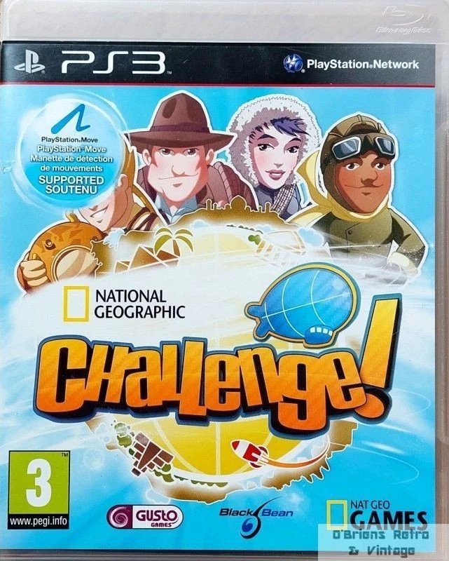 National Geographic Challenge! - Quiz Trivia - 2011 - PAL - PlayStation 3
