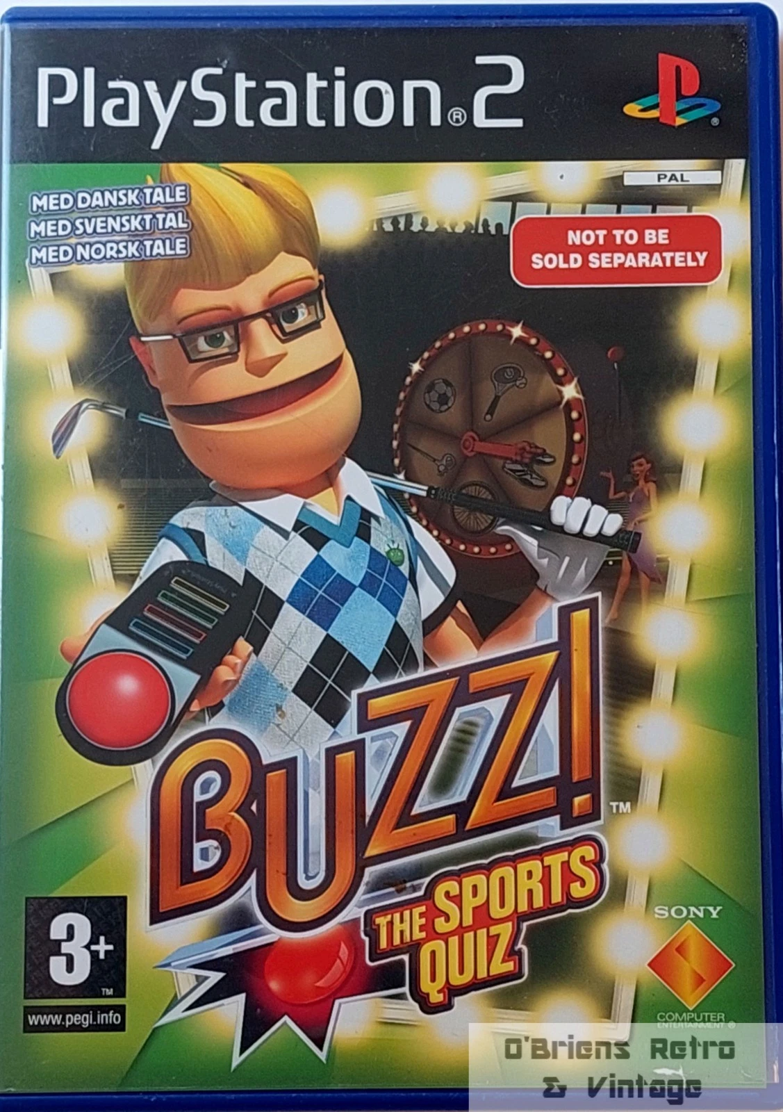Buzz! The Sports Quiz - Skandinavisk utgave - PAL - PlayStation 2