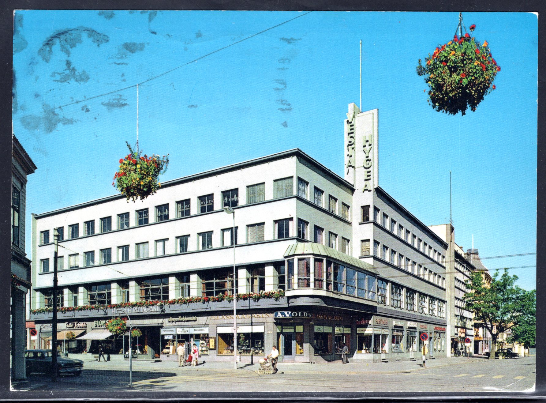 Astoria hotel Trondheim stemplet Trondheim 1964 se scan