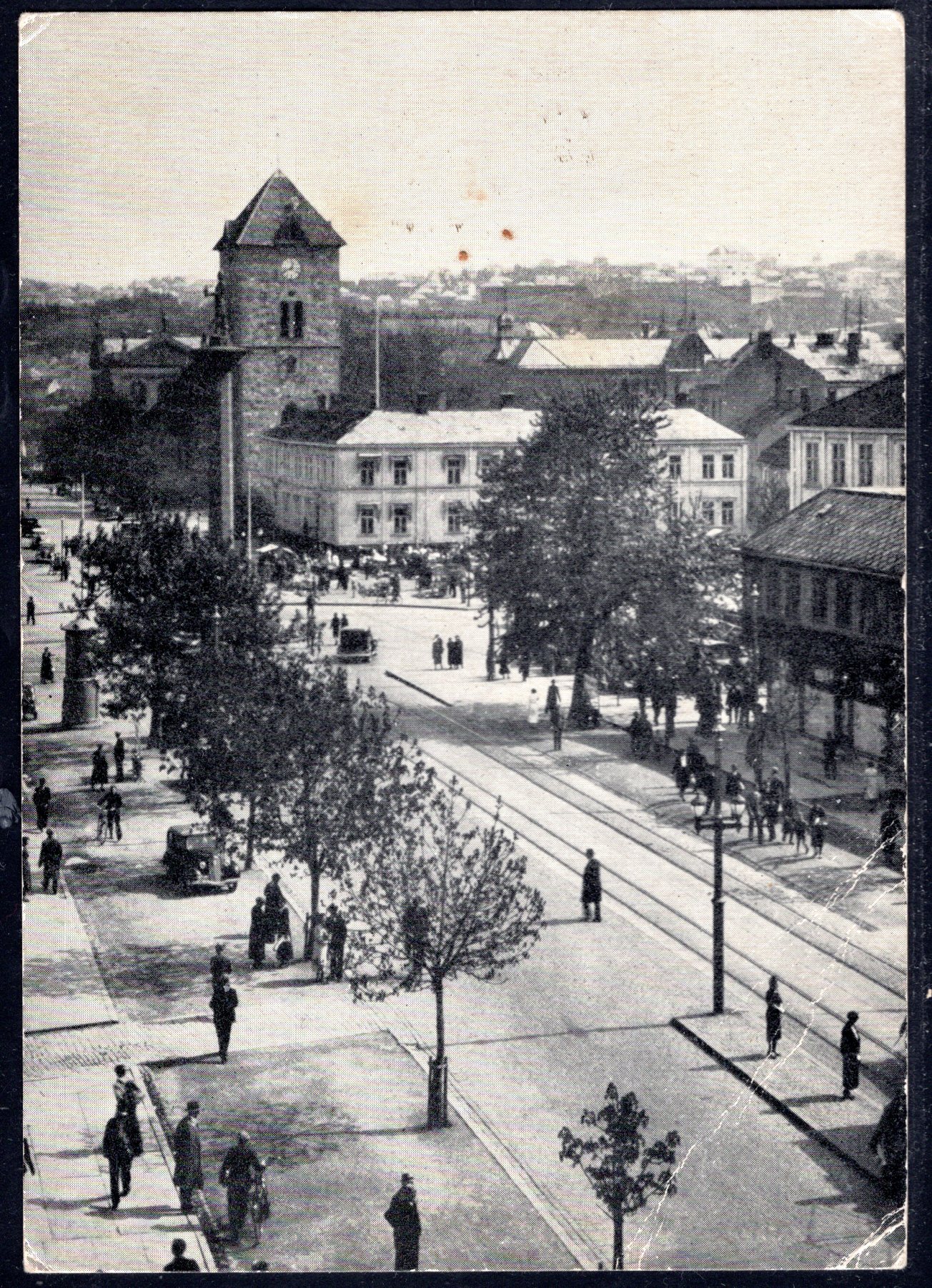 Trondheim Kongens gate stemplet Trondheim 1949 se scan