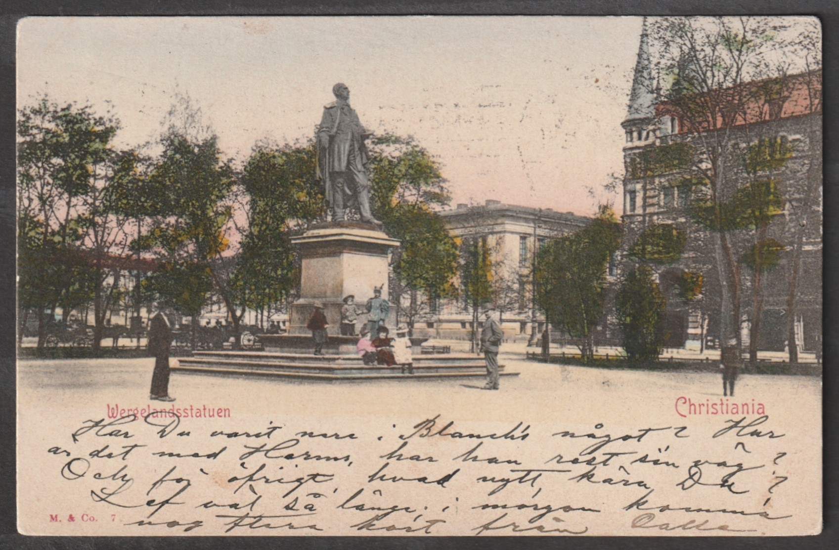 Wergelandsstatuen. Mittet 7