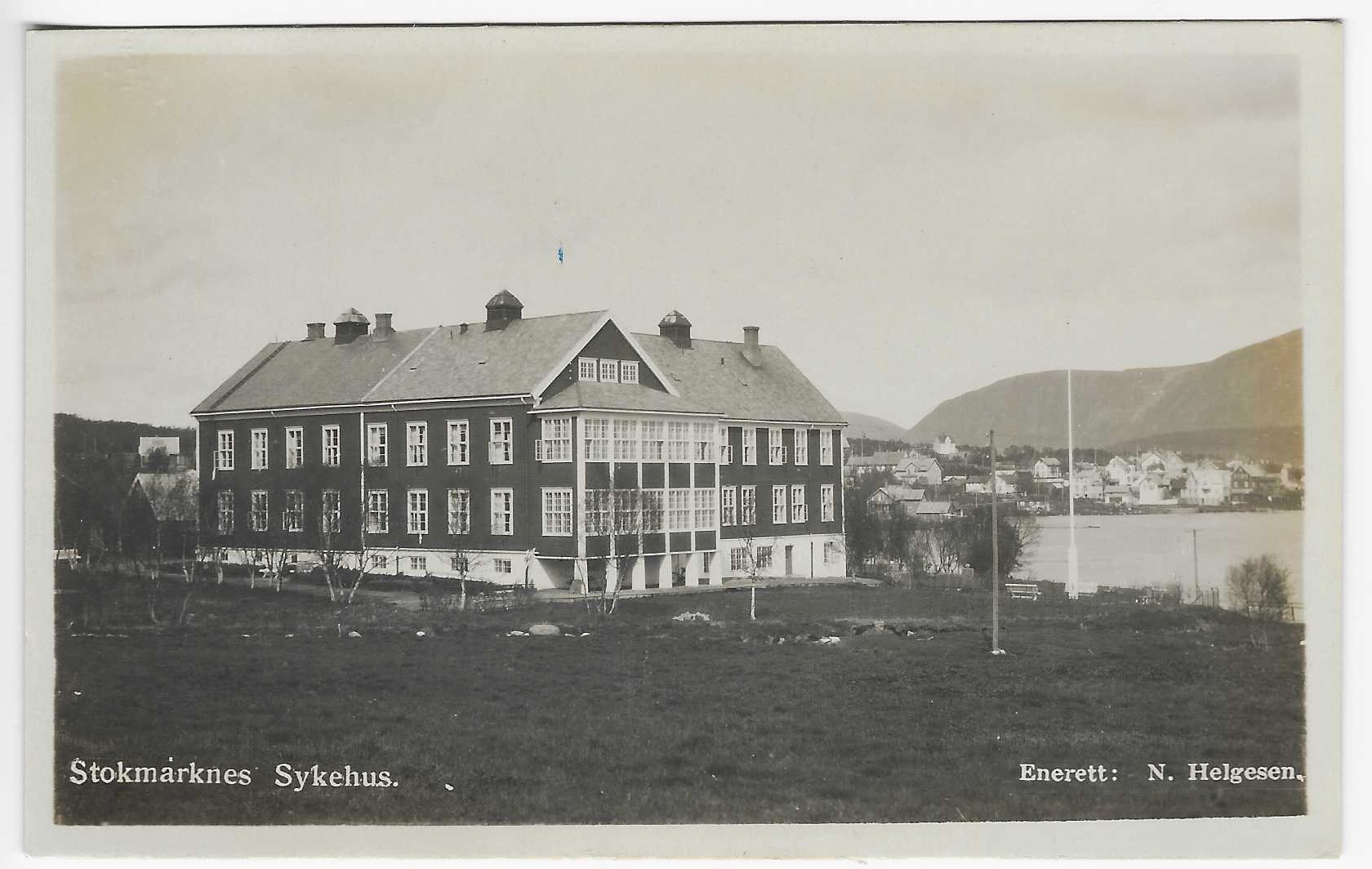 Stokmarknes Sykehus. 30t? Småf. N.Helgesen.